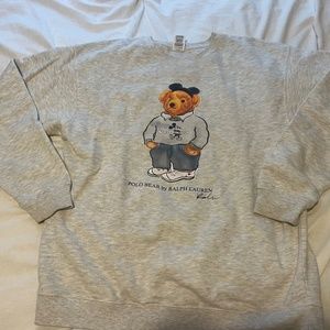 Disney X Ralph Lauren inspired Polo Bear sweatshirt